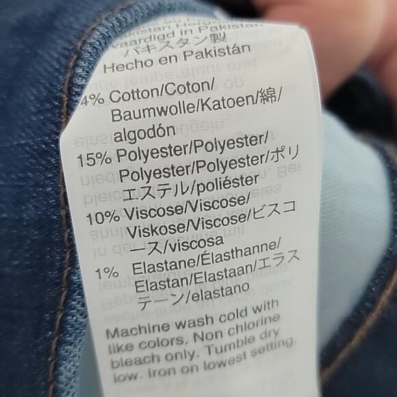 Madewell 10" High-Rise Skinny Jeans in Hayes Wash, 27 - Picture 8 of 8